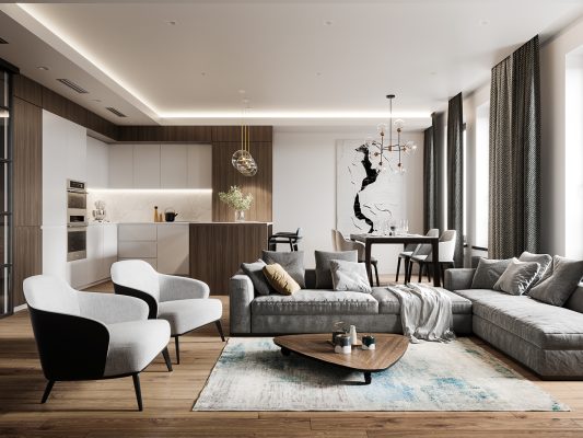 Cách bố trí sofa trong phòng khách chuẩn phong thủy
