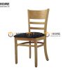 Ghế ăn gỗ cao su tự nhiên Cabin màu tự nhiên GHE-05CS