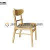 Ghế ăn gỗ cao su tự nhiên Mango màu tự nhiên GHE-01CS