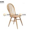 Ghế ăn gỗ cao su tự nhiên Vòm màu tự nhiên GHE-07CS