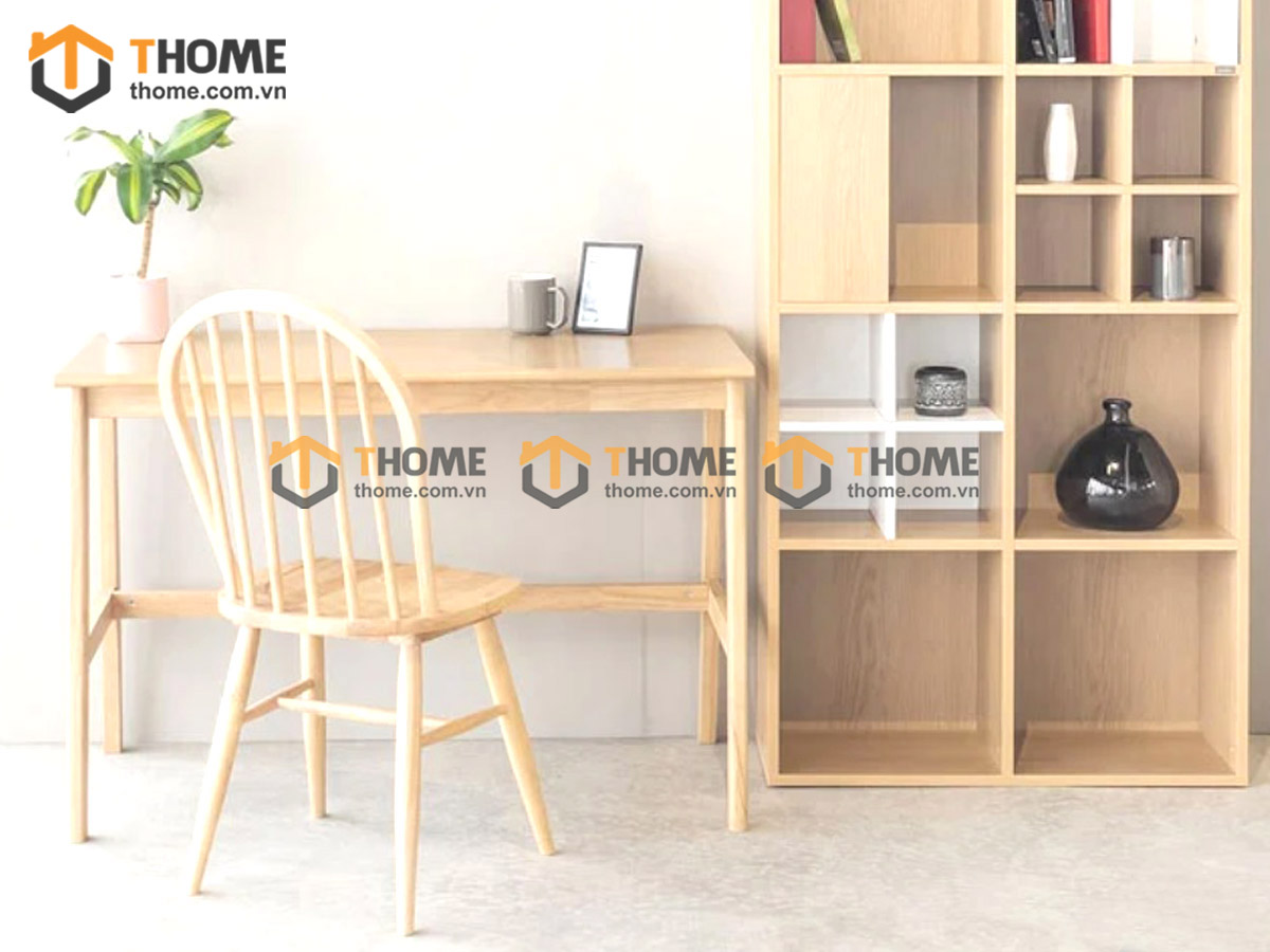 Ghế ăn gỗ cao su tự nhiên Vòm màu tự nhiên GHE-07CS