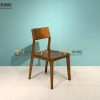 Ghế ăn gỗ sồi tự nhiên 1 lá GHEMG-08SN