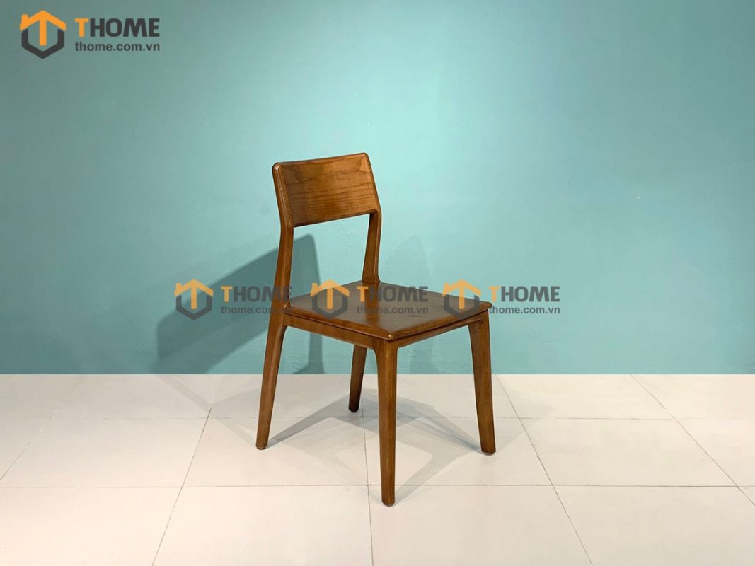 Ghế ăn gỗ sồi tự nhiên 1 lá GHEMG-08SN
