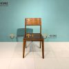Ghế ăn gỗ sồi tự nhiên 1 lá GHEMG-08SN