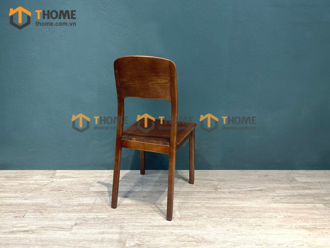 Ghế ăn gỗ sồi tự nhiên 1 lá cong GHEMG-22SN