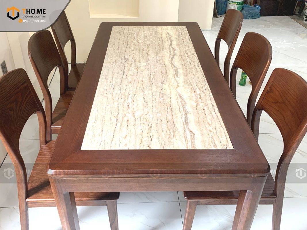 Ghế ăn gỗ sồi tự nhiên 1 lá cong GHEMG-22SN