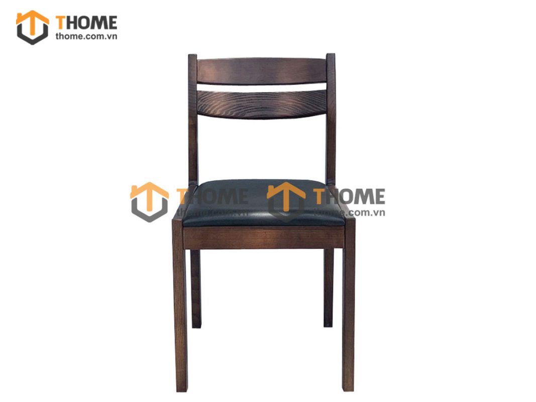 Ghế ăn gỗ sồi tự nhiên 2 lá GHEMG-09SN