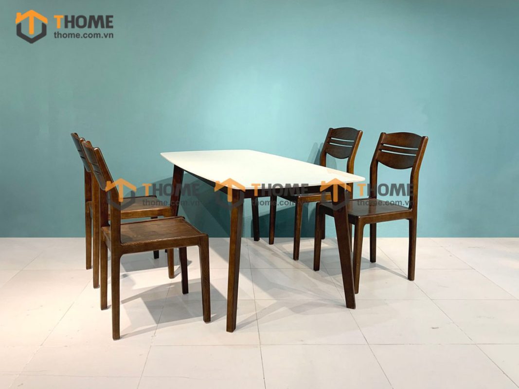 Ghế ăn gỗ sồi tự nhiên 3 lá GHEMG-10SN