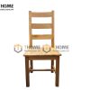 Ghế ăn gỗ sồi tự nhiên mặt gỗ 3 nan GHE-07SM