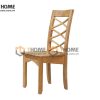 Ghế ăn gỗ sồi tự nhiên mặt gỗ 3X GHE-19SM
