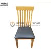 Ghế ăn gỗ sồi tự nhiên mặt nệm 5 nan GHE-04SM