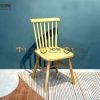 Ghế ăn gỗ sồi tự nhiên 7 nan màu tự nhiên GHEMG-03SN