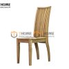 Ghế ăn gỗ sồi tự nhiên mặt gỗ 9 nan GHE-21SM