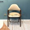 Ghế ăn gỗ sồi tự nhiên mặt nệm chữ A GHEMN-05SN