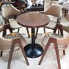 Ghế ăn gỗ sồi tự nhiên mặt nệm chữ A GHEMN-05SN