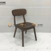 Ghế ăn gỗ sồi tự nhiên Rew mặt gỗ GHEMG-23SN