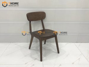 Ghế ăn gỗ sồi tự nhiên Rew mặt gỗ GHEMG-23SN