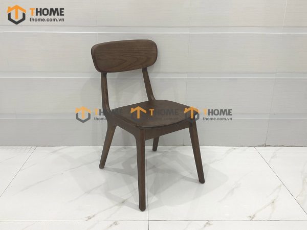 Ghế ăn gỗ sồi tự nhiên Rew mặt gỗ GHEMG-23SN