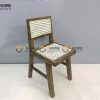 Ghế ăn gỗ sồi tự nhiên đan mây Aha mặt mây tựa mây GHEMM-17SN