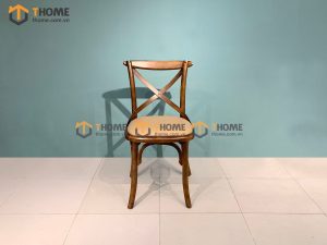 Ghế ăn gỗ sồi tự nhiên mặt nệm Bistro GHEMN-36SN