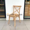 Ghế ăn gỗ sồi tự nhiên mặt nệm Bistro GHEMN-36SN