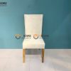Ghế ăn gỗ sồi tự nhiên mặt nệm Buffe GHEMN-22SN