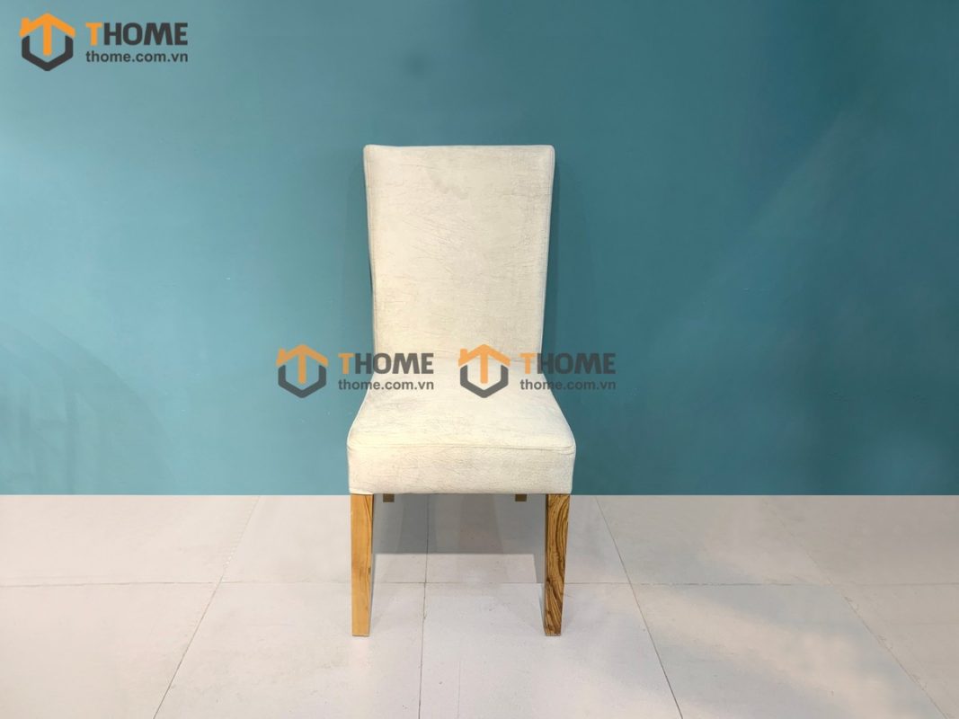 Ghế ăn gỗ sồi tự nhiên mặt nệm Buffe GHEMN-22SN