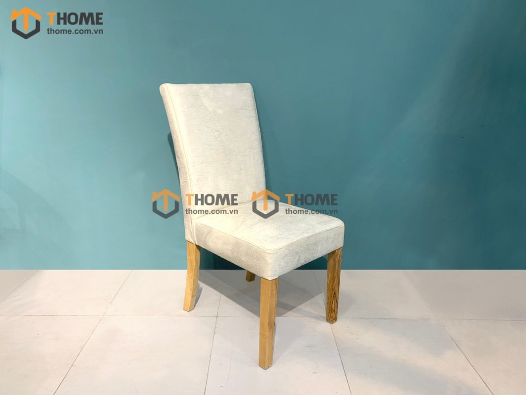 Ghế ăn gỗ sồi tự nhiên mặt nệm Buffe GHEMN-22SN
