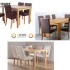 Ghế ăn gỗ sồi tự nhiên mặt nệm Buffe GHEMN-22SN