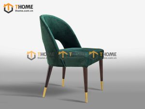 Ghế ăn gỗ sồi tự nhiên mặt nệm Collins GHEMN-23SN