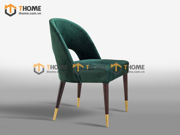 Ghế ăn gỗ sồi tự nhiên mặt nệm Collins GHEMN-23SN