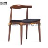 Ghế ăn gỗ sồi tự nhiên mặt nệm đầu bò Bull GHEMN-06SN