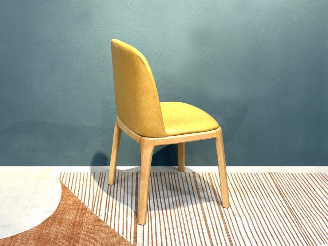 Ghế ăn gỗ sồi tự nhiên mặt nệm Grace GHEMN-01SN