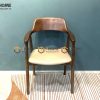 Ghế ăn gỗ sồi tự nhiên mặt nệm Hiroshima GHEMN-13SN