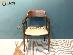 Ghế ăn gỗ sồi tự nhiên mặt nệm Hiroshima GHEMN-13SN