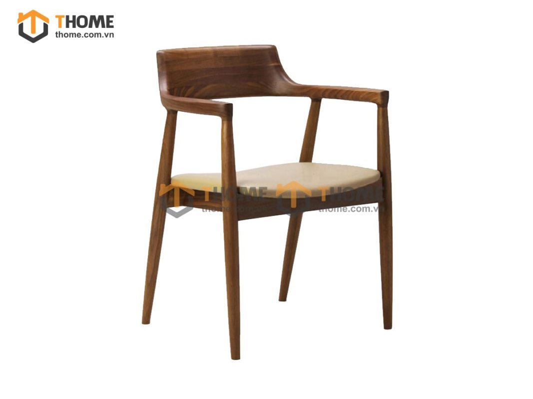 Ghế ăn gỗ sồi tự nhiên mặt nệm Hiroshima GHEMN-13SN