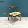 Ghế ăn gỗ sồi tự nhiên đan cói Hiroshima GHEMC-04SN