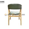 Ghế ăn gỗ sồi tự nhiên mặt nệm Kai 31 GHEMN-35SN