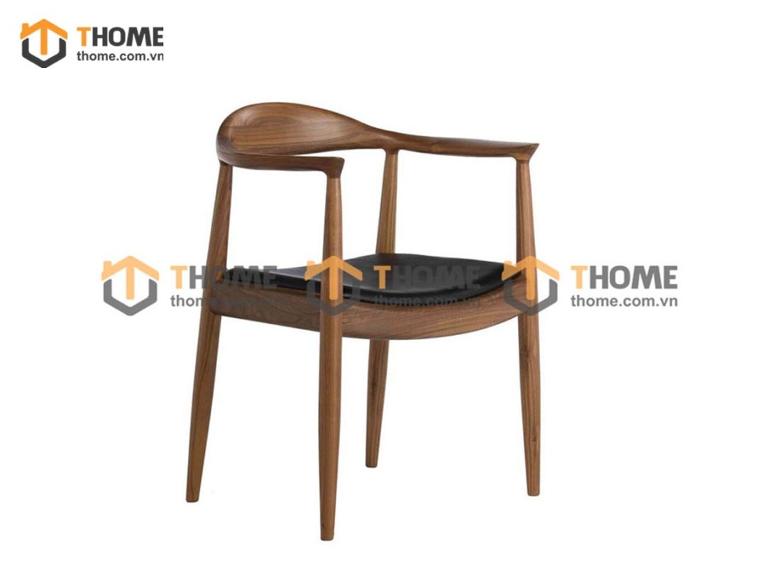 Ghế ăn gỗ sồi tự nhiên mặt nệm Kennedy GHEMN-12SN