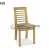 Ghế ăn gỗ sồi tự nhiên mặt nệm Lakada GHE-01SM