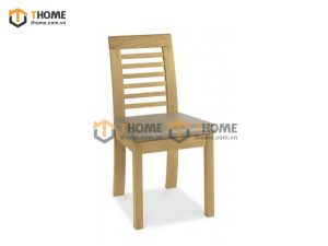 Ghế ăn gỗ sồi tự nhiên mặt nệm Lakada GHE-01SM