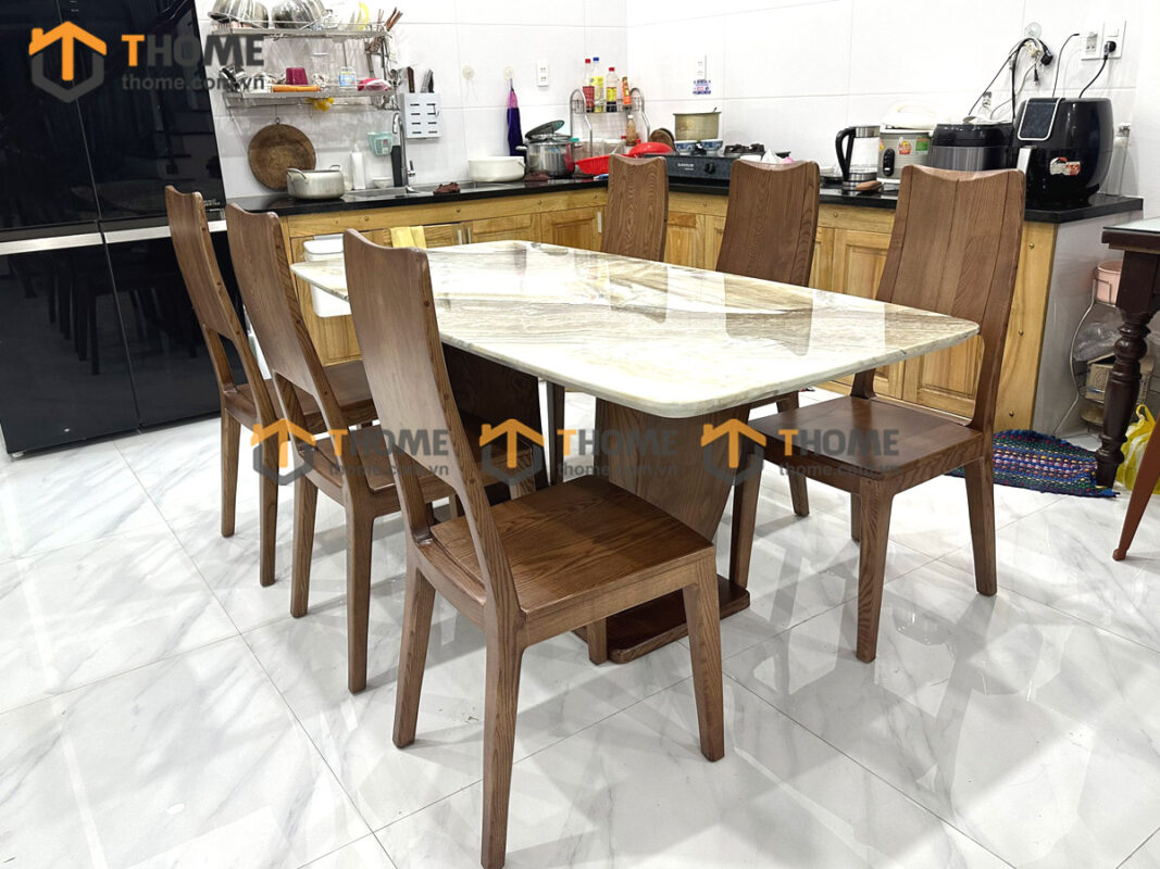 Ghế ăn gỗ sồi tự nhiên Luxury 2 GHEMG-24SN