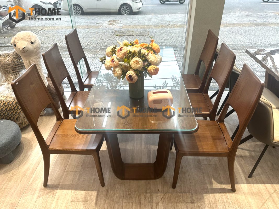 Ghế ăn gỗ sồi tự nhiên Luxury GHEMG-18SN