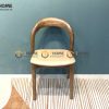 Ghế ăn gỗ sồi tự nhiên mặt nệm Neva GHEMN-11SN