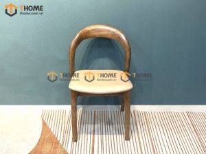 Ghế ăn gỗ sồi tự nhiên mặt nệm Neva GHEMN-11SN