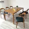 Ghế ăn gỗ sồi tự nhiên mặt nệm Neva GHEMN-11SN