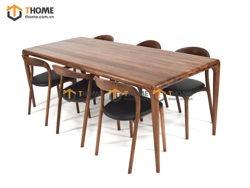 Ghế ăn gỗ sồi tự nhiên mặt nệm Neva GHEMN-11SN