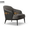 Ghế ăn gỗ sồi tự nhiên mặt nệm Minotti GHEMN-24SN