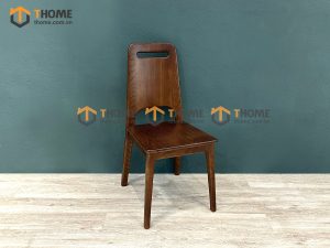 Ghế ăn gỗ sồi tự nhiên 1 lá có lỗ Nova GHEMG-20SN