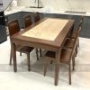 Ghế ăn gỗ sồi tự nhiên 1 lá có lỗ Nova GHEMG-20SN